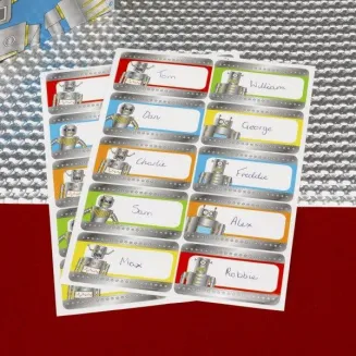 Neviti 20 Aυτοκόλλητα Robot Heroes