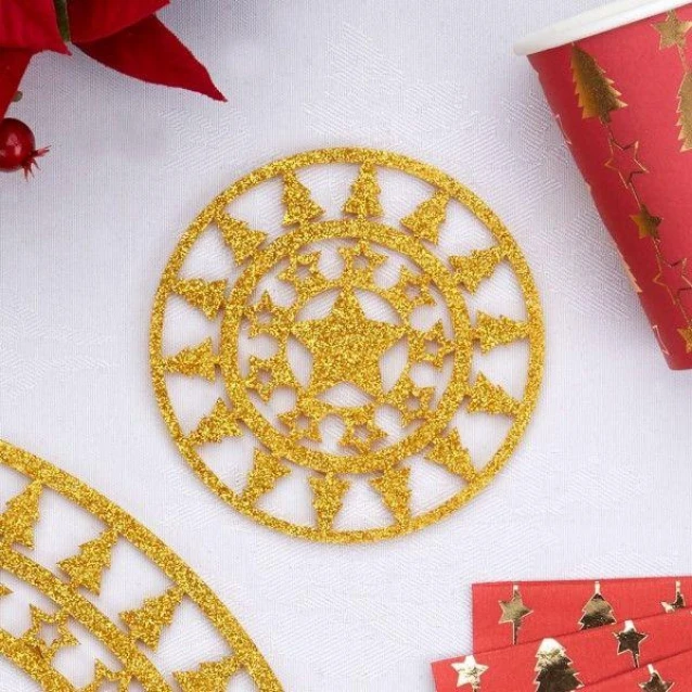 Neviti 4 Χρυσά Σουβέρ Dazzling Christmas