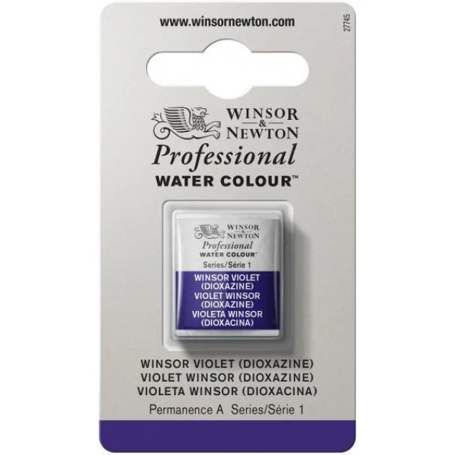 Winsor & Newton Half Pan Ακουαρέλας Professional 733 Winsor Violet (Dioxazine) Series 1
