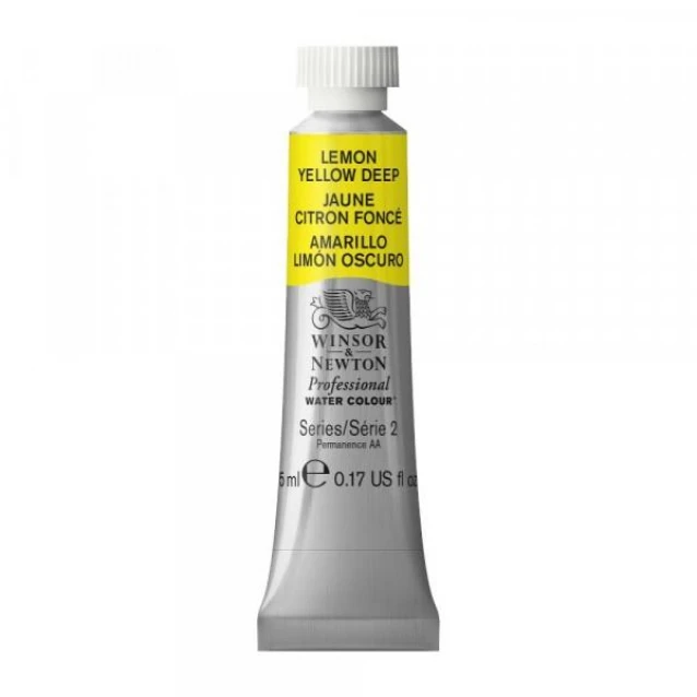 Winsor & Newton 5ml Ακουαρέλας Professional 348 Lemon Yellow Deep Series 2