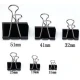 Κουτί με 12 Πιάστρες Χαρτιών (Binder Clips) 25mm