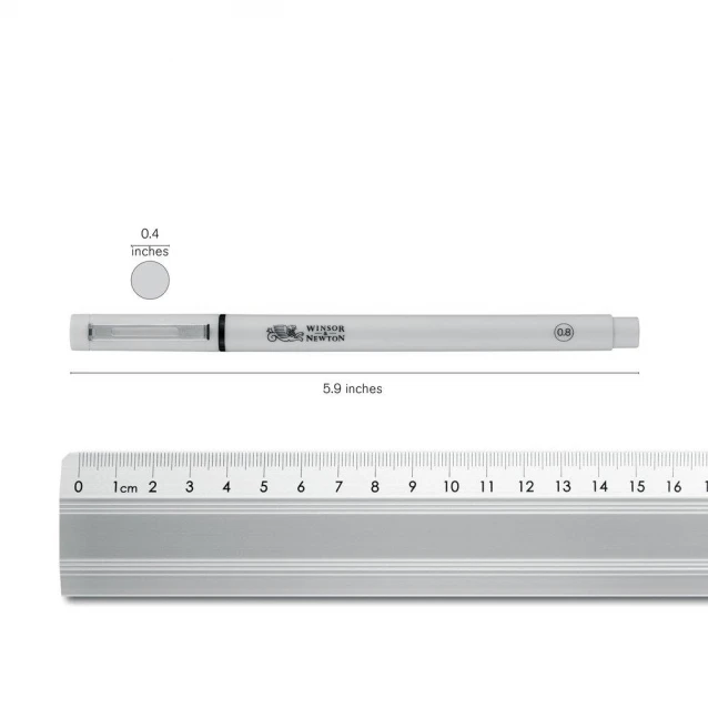 Winsor & Newton Μαύρο Μαρκαδοράκι Fineliner 0.5