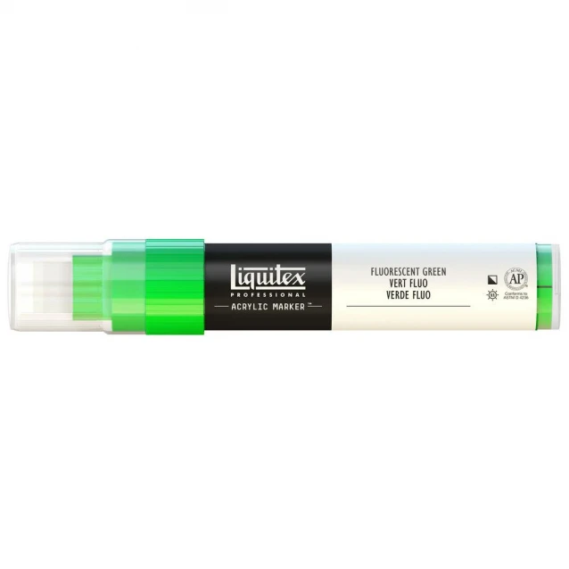 Liquitex Professional Ακρυλικός Μαρκαδόρος 15mm Fluorescent Green