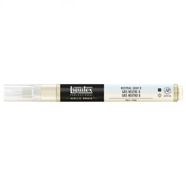 Liquitex Professional Ακρυλικός Μαρκαδόρος 2mm Neutral Grey N 8