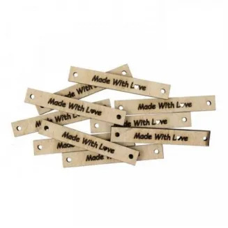 Rosa 10 Ξύλινες Ταμπελίτσες 