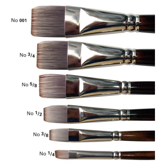 Art & Hobby Πινέλο Συνθετικό Πλακέ Ακουαρέλας 7103 1/2