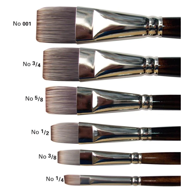 Art & Hobby Πινέλο Συνθετικό Πλακέ Ακουαρέλας 7103 1/2