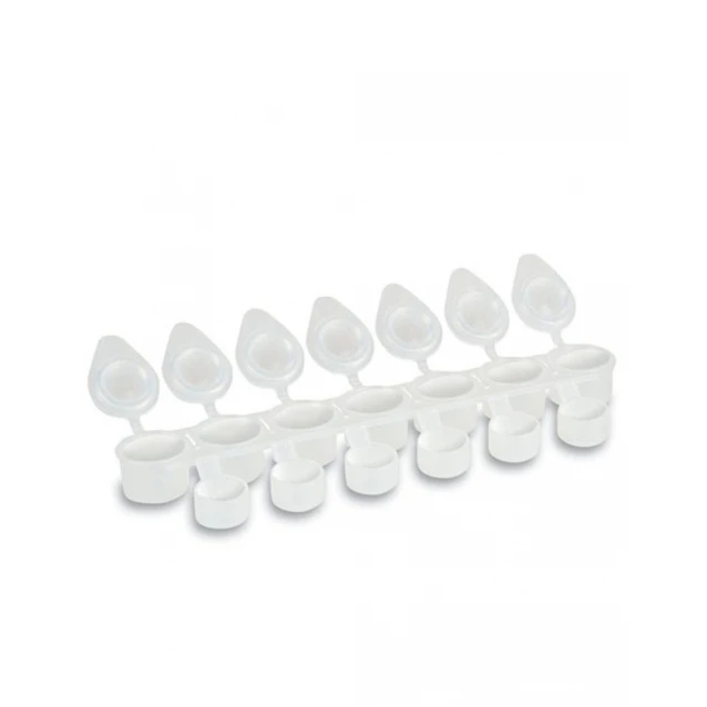 7 Πλαστικά δοχεία 6ml με Καπάκι