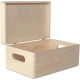 Ξύλινο Κουτί Αποθήκευσης 30x20x14cm (ΜXΠXΥ) με λαβές
