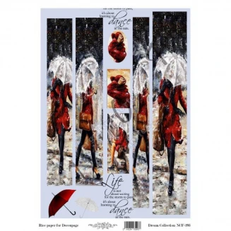 Artistic Design Ριζόχαρτο Decoupage Λαμπάδας 30x40cm NCF-293