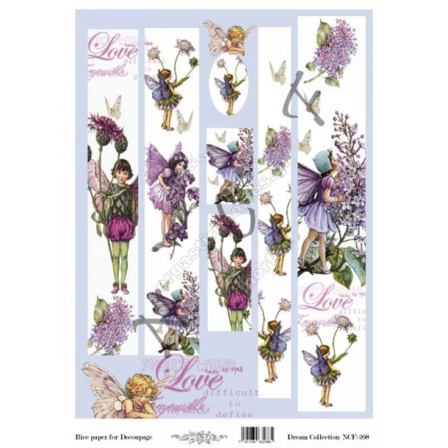 Artistic Design Ριζόχαρτο Decoupage Λαμπάδας 30x40cm NCF-268