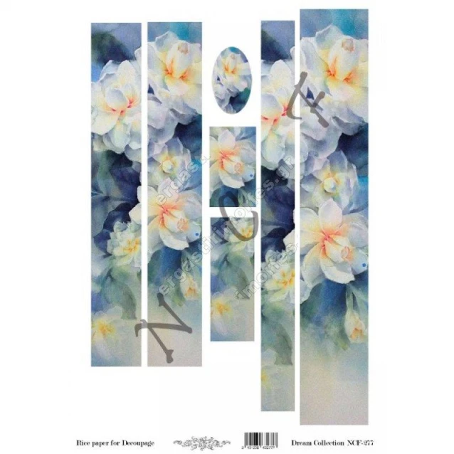 Artistic Design Ριζόχαρτο Decoupage Λαμπάδας 30x40cm NCF-277