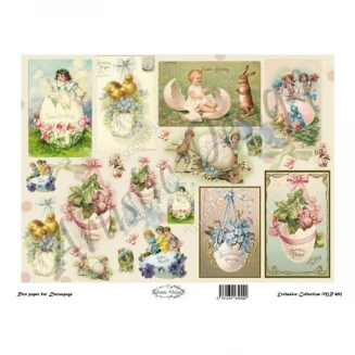 Artistic Design Ριζόχαρτο Decoupage Πασχαλινό 30x40cm MR-692