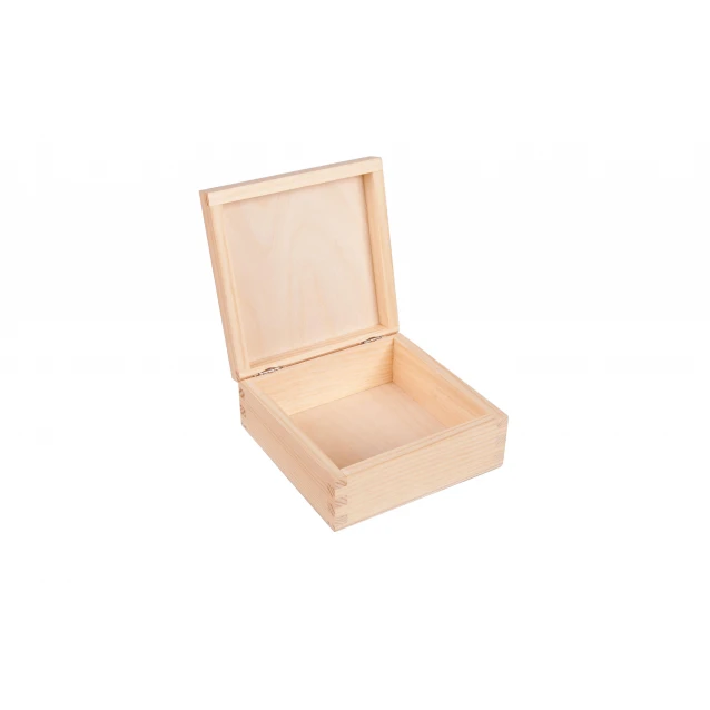 Ξύλινο Τετράγωνο Κουτί 19x19x8cm
