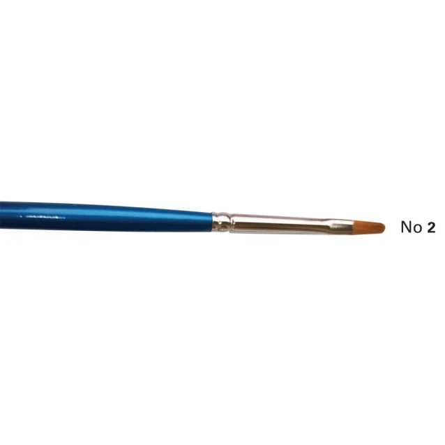 Art & Hobby Πινέλo Συνθετικό Οβαλ με Μακριά Λαβή 2600KF No.02