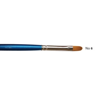 Art & Hobby Πινέλo Συνθετικό Οβαλ με Μακριά Λαβή 2600KF No.06