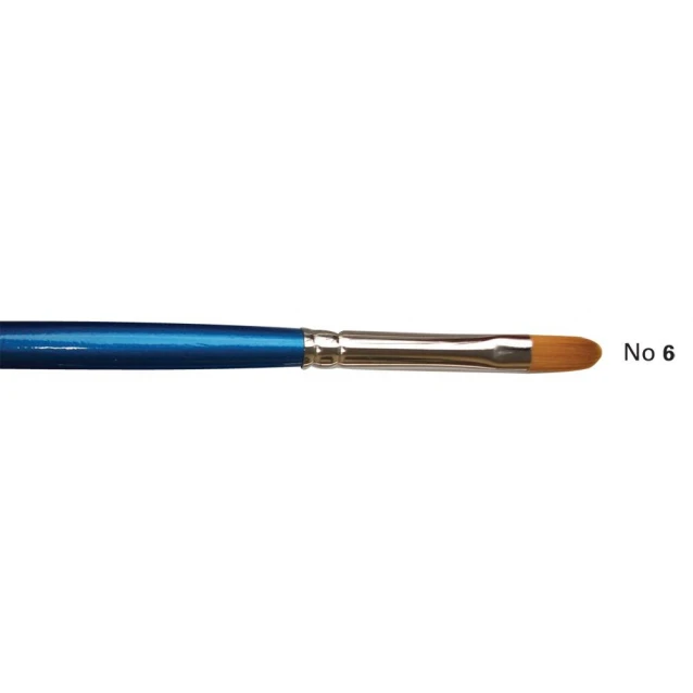 Art & Hobby Πινέλo Συνθετικό Οβαλ με Μακριά Λαβή 2600KF No.06