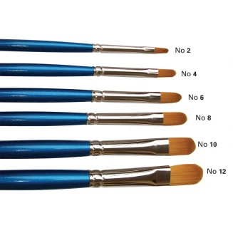 Art & Hobby Πινέλo Συνθετικό Οβαλ με Μακριά Λαβή 2600KF No.06