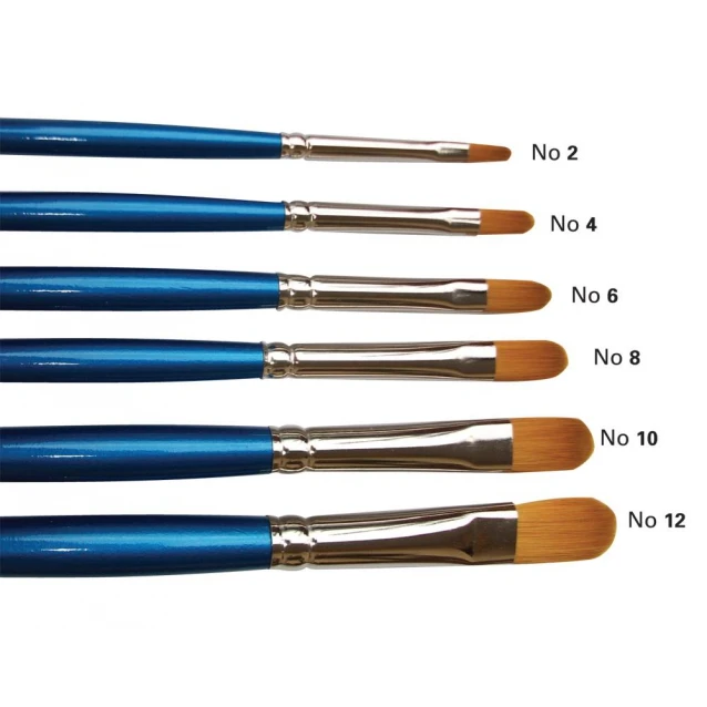 Art & Hobby Πινέλo Συνθετικό Οβαλ με Μακριά Λαβή 2600KF No.06