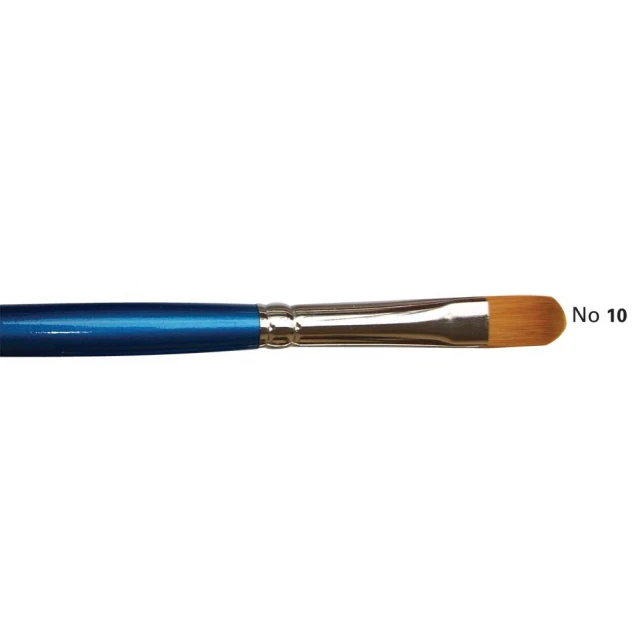 Art & Hobby Πινέλo Συνθετικό Οβαλ με Μακριά Λαβή 2600KF No.10