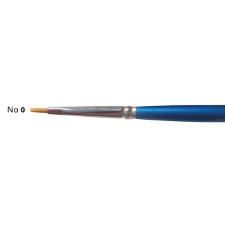 Art & Hobby Πινέλo Συνθετικό Πλακέ με Κοντή Λαβή 2600BS No.0