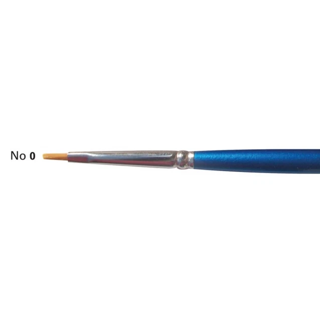 Art & Hobby Πινέλo Συνθετικό Πλακέ με Κοντή Λαβή 2600BS No.0