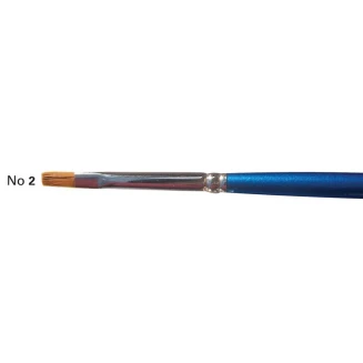 Art & Hobby Πινέλo Συνθετικό Πλακέ με Κοντή Λαβή 2600BS No.02