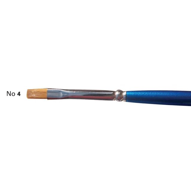 Art & Hobby Πινέλo Συνθετικό Πλακέ με Κοντή Λαβή 2600BS No.04