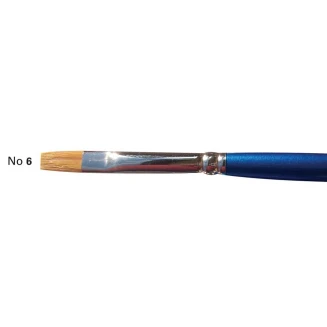 Art & Hobby Πινέλo Συνθετικό Πλακέ με Κοντή Λαβή 2600BS No.06