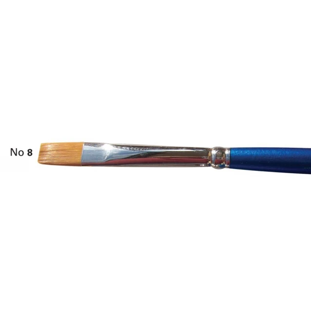 Art & Hobby Πινέλo Συνθετικό Πλακέ με Κοντή Λαβή 2600BS No.08