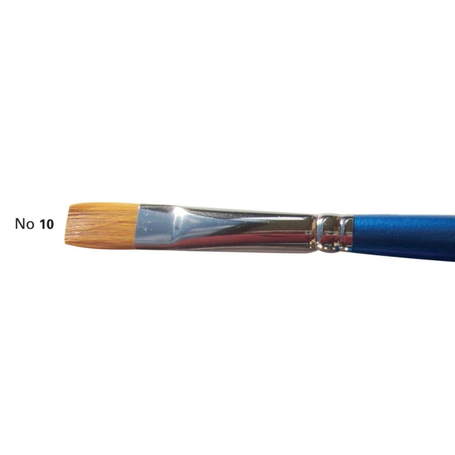 Art & Hobby Πινέλo Συνθετικό Πλακέ με Κοντή Λαβή 2600BS No.10