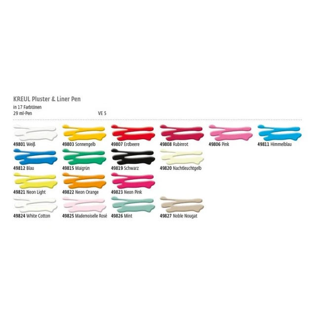 Kreul 29ml Pic Tixx Liner Pen Sky Blue