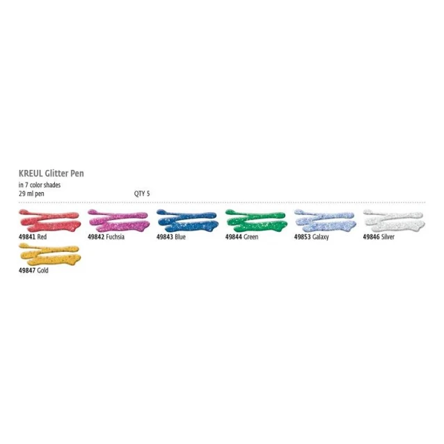 Kreul 29ml Pic Tixx Glitter Pen Red