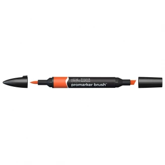 Winsor & Newton Μαρκαδόρος Promarker Brush O177 Bright Orange