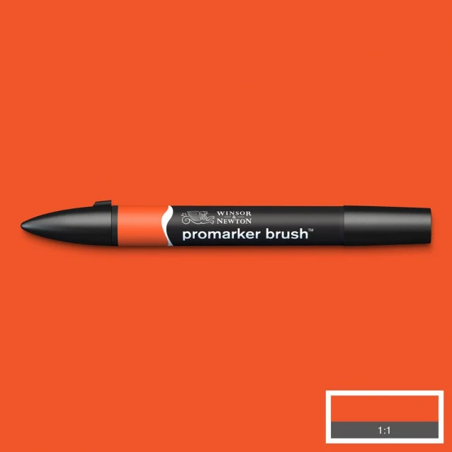 Winsor & Newton Μαρκαδόρος Promarker Brush O177 Bright Orange