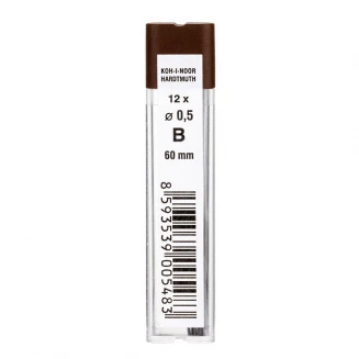 12 Μύτες Μηχανικού Μολυβιού 0,5mm B