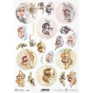 Itd. Collection Ριζόχαρτο Decoupage A4 (21x29,7cm) Christmas - Winter Views