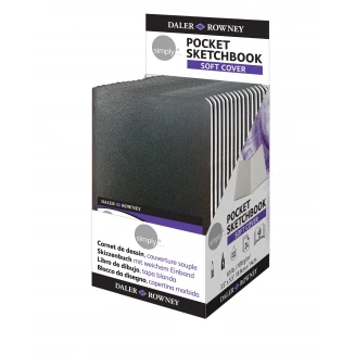 Daler Rowney Pocket Sketchbook Simply 24Φ 8,9x14cm 100gr - Μαλακό εξώφυλλο