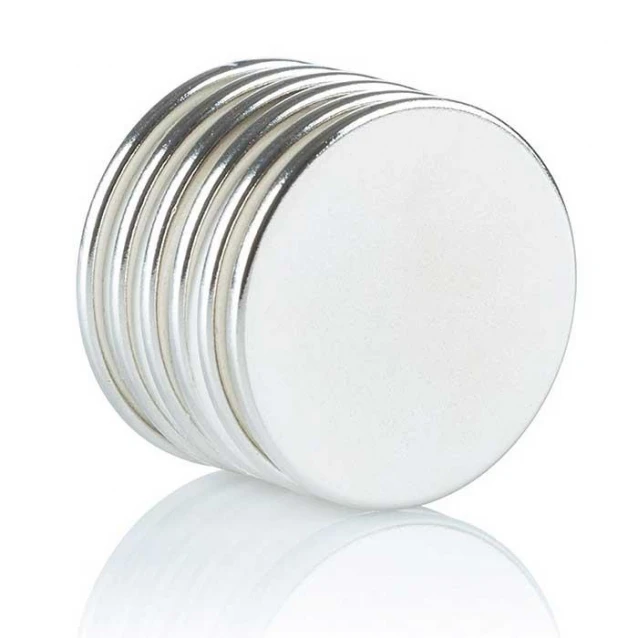 Craftistico 6 Μαγνητάκια Νεοδυμίου 15x2mm Extra Strong σε Μεταλλικό Κέλυφος