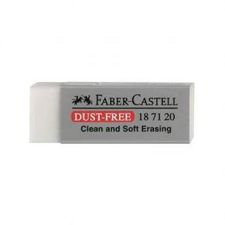 Faber Castell Γόμα Λευκή Dust Free Μικρή