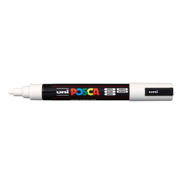 Posca Μαρκαδόρος PC-5M Μεσαίος 1,8-2,5mm Λευκό
