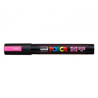 Posca Μαρκαδόρος PC-5M Μεσαίος 1,8-2,5mm Ροζ Φωσφοριζέ