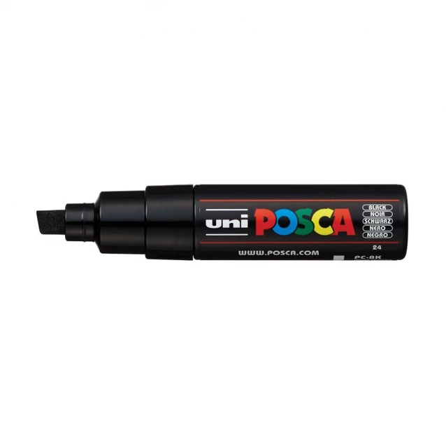 Posca Μαρκαδόρος PC-8K Χονδρός 8mm Μαύρο