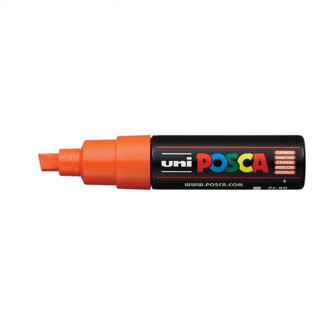 Posca Μαρκαδόρος PC-8K Χονδρός 8mm Πορτοκαλί