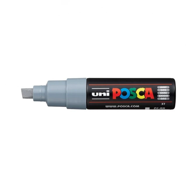 Posca Μαρκαδόρος PC-8K Χονδρός 8mm Γκρι