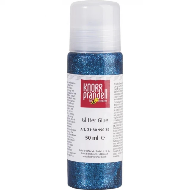 Knorr Prandell 50ml Κόλλα Glitter Μπλέ