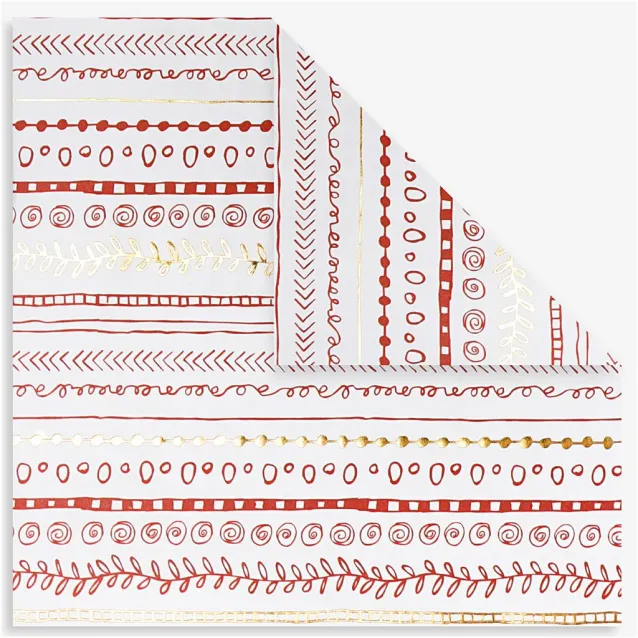 Πακέτο 40 Χαρτιά Origami 15x15 cm, 80gr - Red