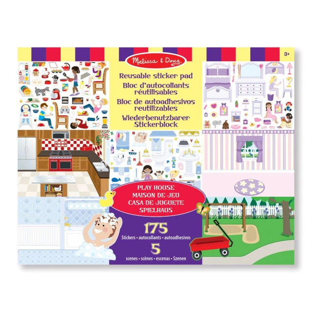 Melissa & Doug 175 Αυτοκόλλητα Σπίτι