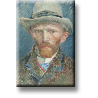 Μαγνητάκι Ψυγείου 8x5,5cm Van Gogh Self Portrait