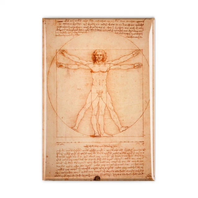 Μαγνητάκι Ψυγείου 8x5,5cm Da Vinci 